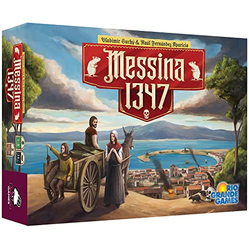 Messina 1347 - Strategie-Brettspiel, Rio Grande Spiele, Alter 14+, 1-4 Spieler, 90-120 Min