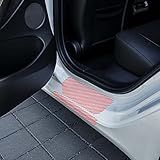 Tesvolution® Schutzfolie Einstiegsleisten hinten für Tesla Model 3 - Lackschutzfolie Türeinstiege selbstklebend und transparent glänzend als Lackschutz oder Stoßstangenschutz Zubehör