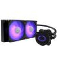 Cooler Master MasterLiquid ML240L V2 RGB-CPU-Wasserkühler - Ultra-Starke Lichteffekte, Pumpe der 3. Generation, erstklassiger Kühler und Zwei fortschrittliche 120-mm-SickleFlow-Lüftern.