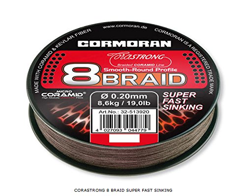 Cormoran Corastrong 8-Braid Sinking 2000m 0.27mm 14,9Kg