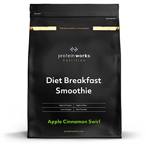 Diet-Breakfast-Smoothie | Apfel Zimt Swirl | Frühstück für unterwegs | Proteinreich & zuckerarm | THE PROTEIN WORKS | 2kg