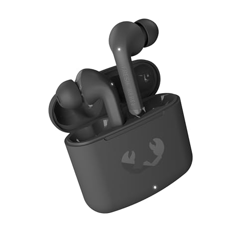 Fresh 'n Rebel Twins Fuse, True Wireless kabellose In-Ear-Bluetooth-Kopfhörer mit Spitze, mit Sprachassistent, Touch-Steuerung und eingebautem Mikrofon, 30 Stunden Spielzeit (Storm Grey)