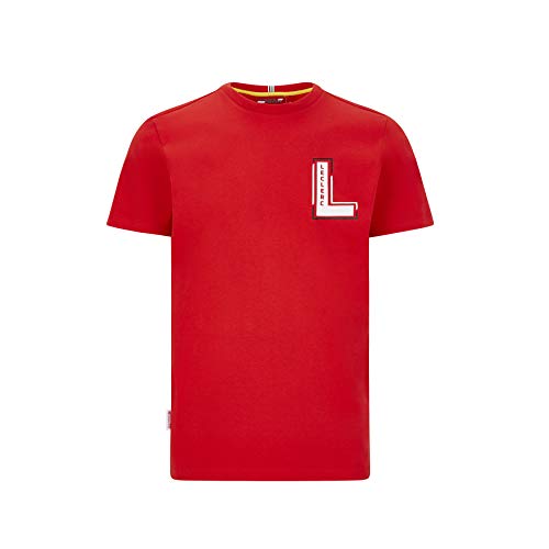 Scuderia Ferrari Offizielle Formel 1 Merchandise 2020 - Charles Leclerc T-Shirt Kinder - Rot - Baumwolle - 104