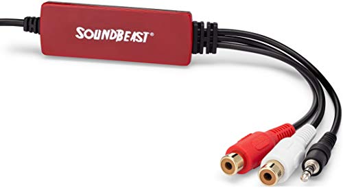 SoundBeast Kassetten- und Vinyl-auf-MP3-Kit – USB-Gerät, Software, Anleitung und Tech-Support – Übertragen Sie Ihre Kassettenbänder und Vinyl-Schallplatten auf digitale MP3-Player.