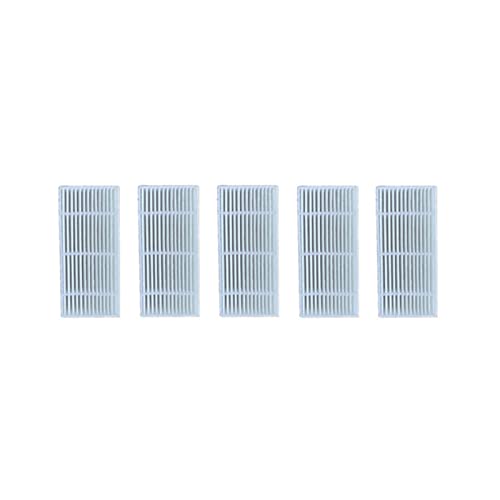 ZEKICE Staubsauger HEPA Filter Seitenbürste Wischtuch Kompatibel mit Mamibot Provac Titan Roboterstaubsauger Teile Zubehör (Color : 5pcs HEPA Filter)