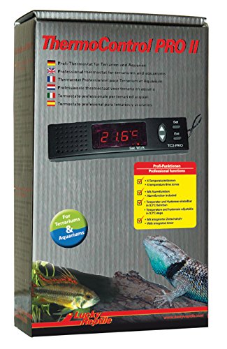 Lucky Reptile TC2-PRO Thermo Control Pro II, Thermostat mit Nachtabsenkung für Terrarien