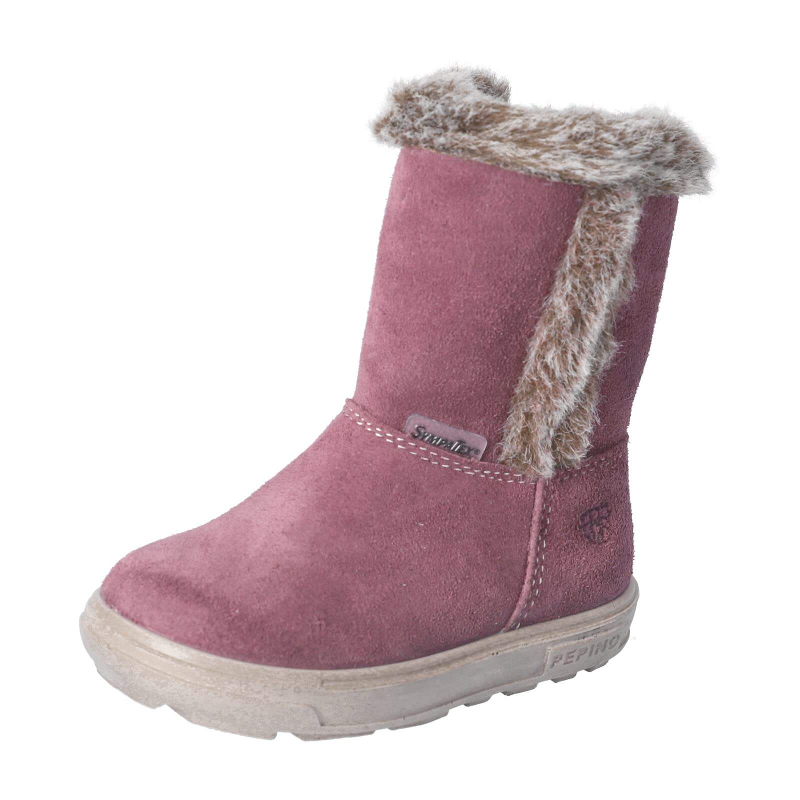 RICOSTA Baby Mädchen Lauflernschuhe USKY,Kinder Stiefel,WMS:Mittel,lose Einlage,Sympatex,Winterboots,Outdoor-Kinderschuhe,warm,Pflaume (380),23 EU