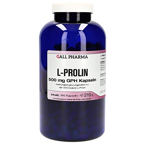 Gall Pharma L-Prolin 500 mg GPH Kapseln 360 Stück