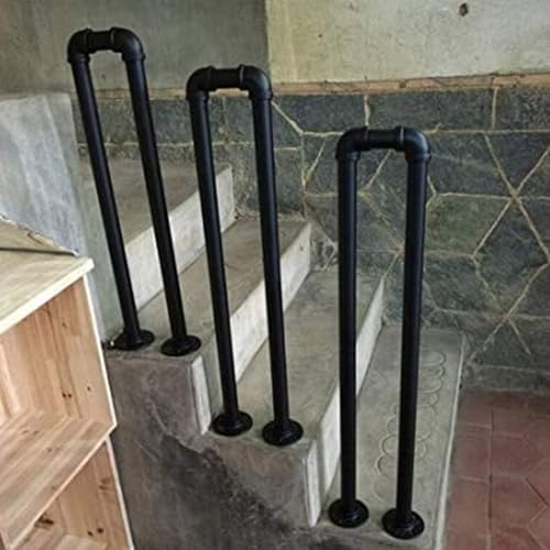 U-förmiger Treppenhandlauf, Geländer-Handläufe for Treppen, rutschfestes U-förmiges Treppengeländer, Loft-Veranda-Deck-Eisen-Handlauf (Size : 2, Color : 35cm(1.1ft))