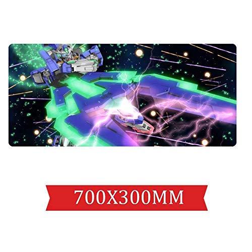 IGIRC Mauspad Jungenkrieger Gundam Geschwindigkeits-Spiel Mauspad |XXL Mousepad | 700 x 300mm Großformat | 2 mm Dicke Basis | Perfekte Präzision und Geschwindigkeit, H