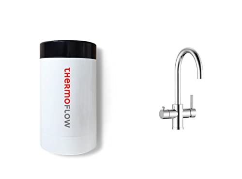 Thermoflow THERMOFLOW100R Kochendwasser-Armatur 5 Liter, 220 V, Edelstahl/Weiß