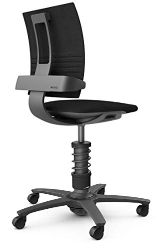 aeris 3Dee Standard – Ergonomischer Bürostuhl mit patentierter Lehnentechnologie – Schreibtischstuhl ohne Armlehnen mit 3D Bewegungstechnologie – 42-56 cm einstellbare Sitzhöhe
