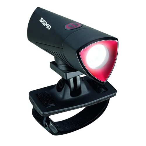 Sigma Unisex – Erwachsene LED-Helmlampe-2022044905 LED-Helmlampe, Schwarz, One Size