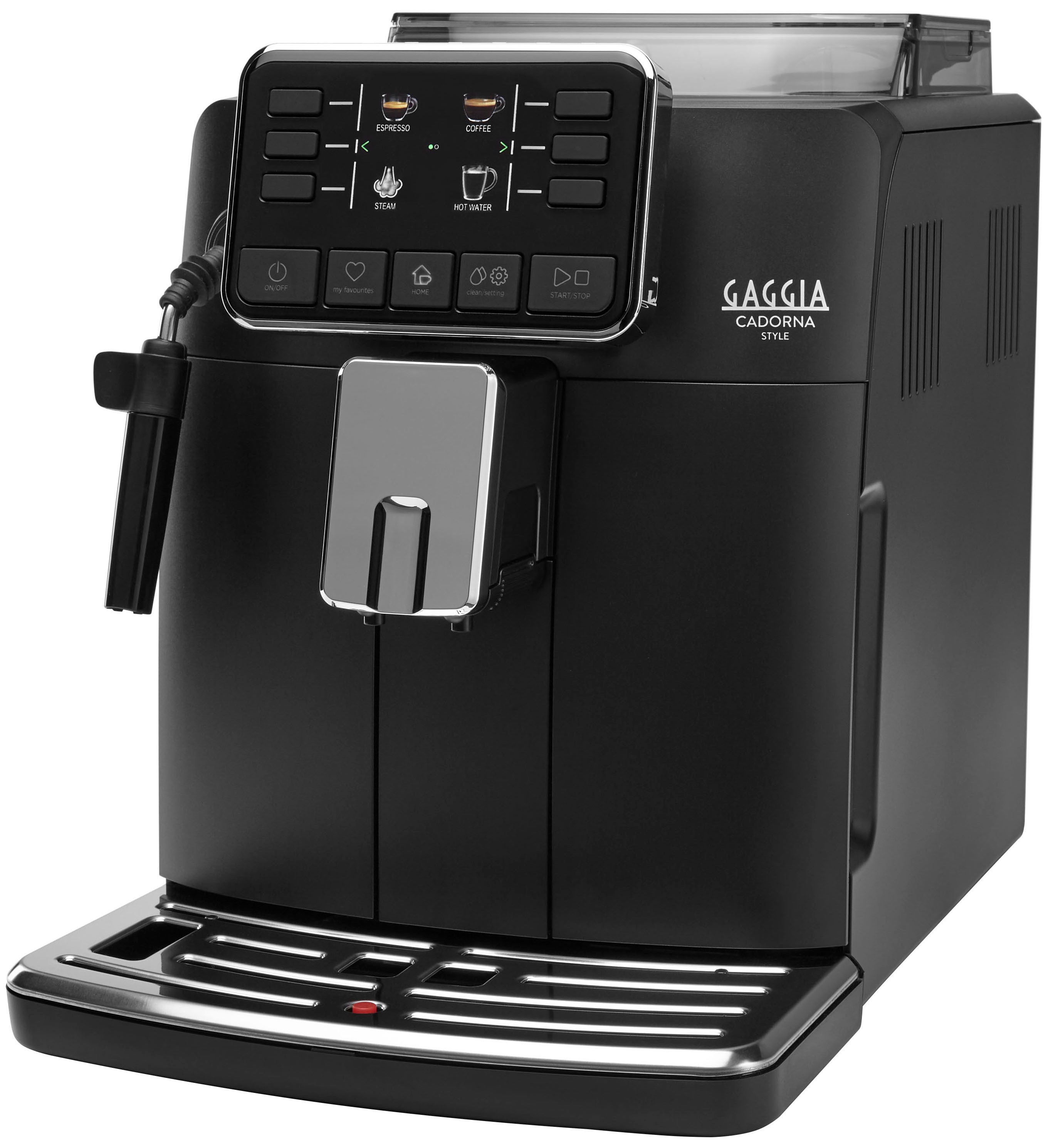 Gaggia Cadorna Style Kaffeevollautomat für Espresso und Cappuccino, Kaffeebohnen oder gemahlen, RI9600/01