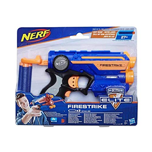 NERF Hasbro 53378EU4 - N-Strike Elite Firestrike, Spielzeugblaster