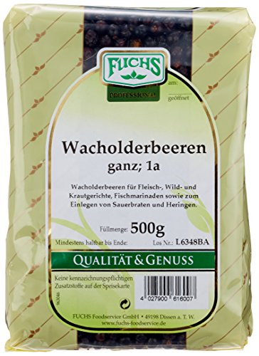 Fuchs Wacholderbeeren ganz, 3er Pack (3 x 500 g)