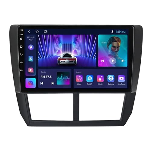 Android 11 9 Zoll Touchscreen Autoradio Für Subaru Forester 3 2007-2013 Mit Wireless CarPlay Android Auto HiFi/WiFi/DSP/RDS/SWC/Mirror Link Lenkradsteuerung + Rückfahrkamera (Size : M200S - 8 Core 2+
