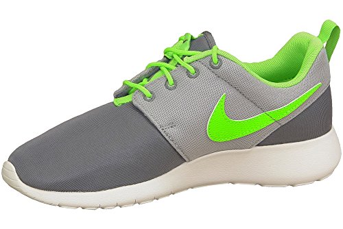 Nike Jungen Roshe One Gs 599728-025 Low-Top, Mehrfarbig (Cool Grey/Green Strike-Wolf Grey-White), 37.5 EU