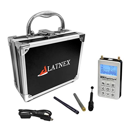 LATNEX Spectrum Analyzer RF Explorer mit Aluminium-Tragetasche – 6G Combo Plus Slim
