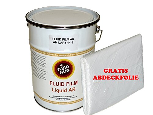 FLUID FILM Liquid AR Korrosionsschutz 5 Liter Kanister + gratis Abdeckplane