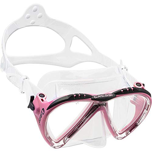 Cressi Tauchmaske Lince Low Volume Made In Italy, rosa, DS311040