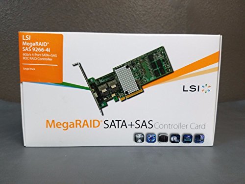 LSI LSI00305 Logic Controller-Karte MegaRAID 9266-4i 4Port intern 1GB SATA/SAS PCI Express Single
