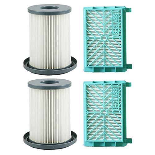 Augnongly 4 Stück hochwertige Ersatzfilter für Reinigungsfilter für FC8740 FC8732 FC8734 FC8736 FC8738 FC8748 Filter