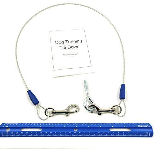 Hundetraining Kabelbinder, 91 cm, für Betteln, Zerstören, Kauen, Zahnen und Zahnen