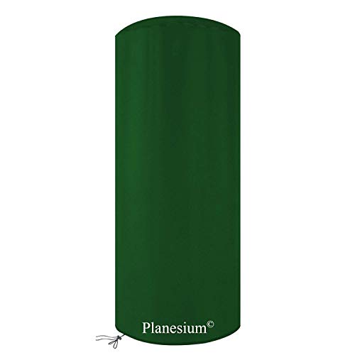 Planesium Premium Terrassenheizer Heizstrahler Hülle Abdeckung Schutzhülle Haube Abdeckplane Heizpilz wasserdicht Terrassenstrahler atmungsaktiv (Ø 45cm x H 145cm Tannengrün)