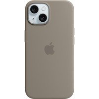 Apple iPhone 15 Silikon Case mit MagSafe – Tonbraun ​​​​​​​