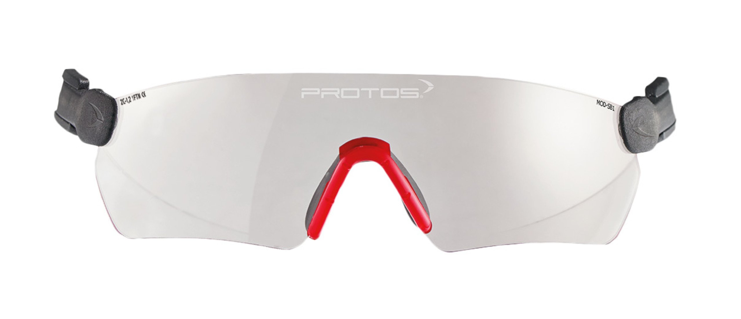 Protos integrale Schutzbrille für Helmsystem, Farbe:gelb