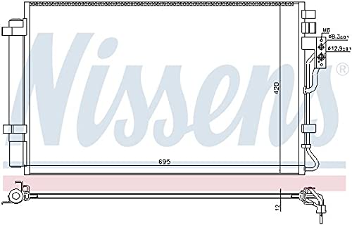 Nissens 940595 Kondensator für Klimaanlage