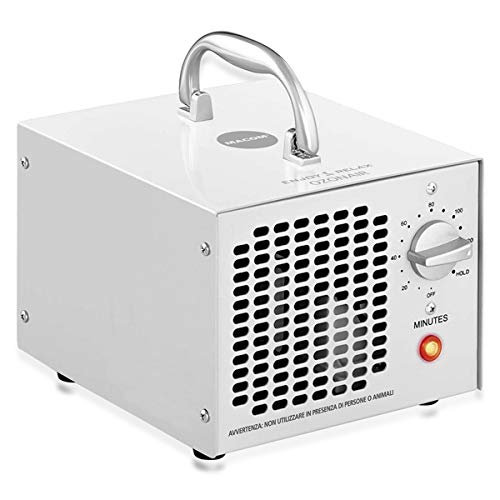 Macom Leistungsstarker Generator Timer, sterilisiert die Luft in Allen Umgebungen, Ozonproduktion 5.000 mg/h, Weiß, 1,56 kg
