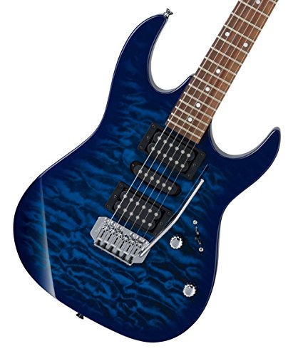 Gitarren IBANEZ GIO grx70qa TBB transparent blue burst Metall - Moderne