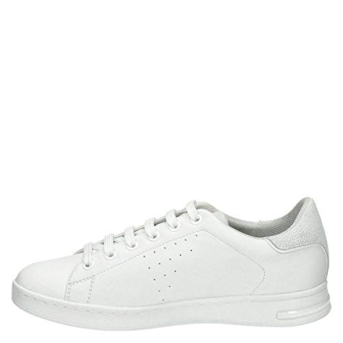Geox Damen D Jaysen A Sneaker, Weiß (whitec1001), 36 EU