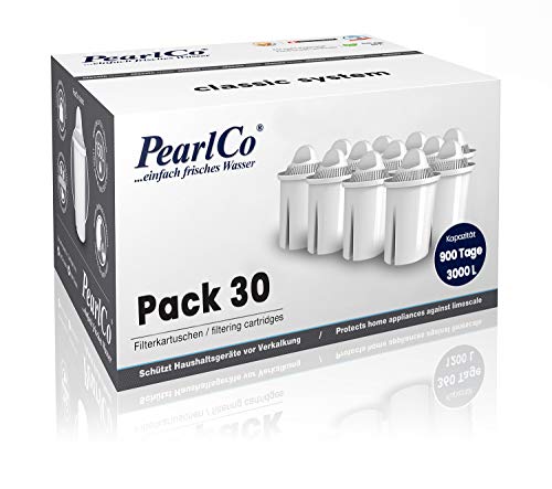 PearlCo - Universal classic Pack 30 Filterkartuschen - passend zu Brita Classic