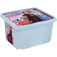 keeeper Aufbewahrungsbox karolina Frozen, 45 Liter Dreh-/Stapelbox mit Deckel, aus PP, cloudy-blue, mit - 1 Stück (1223968421200)