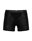 Icebreaker 100% Merinowolle Herren Base Layer - Everyday Boxers mit Eingriff - 175 Ultralight Fabric | Unterhosen Männer | Boxershorts | Unterwäsche | Merino Unterwäsche - Schwarz/Monsoon, XXL
