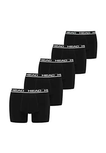 HEAD Mens Men's Basic Boxers Boxer Shorts, Black, S