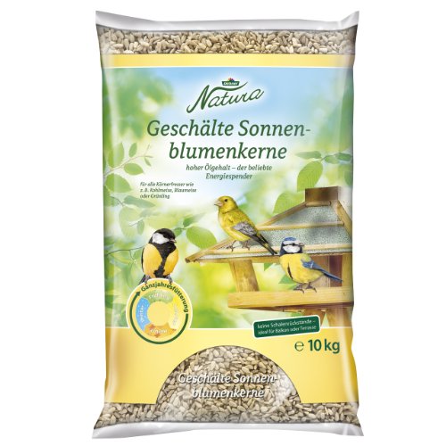 Dehner Natura Wildvogelfutter, geschälte Sonnenblumenkerne, 10 kg