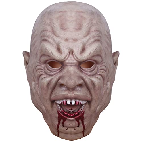 Horror Ghost Maske Latex Vollgesichtsabdeckung Kostüm Spielhaube für Halloween