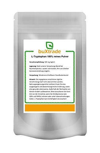 500 g Tryptophan Pulver - Tryptophane | L-Tryptophan | Fitness | Sport | Schlaf
