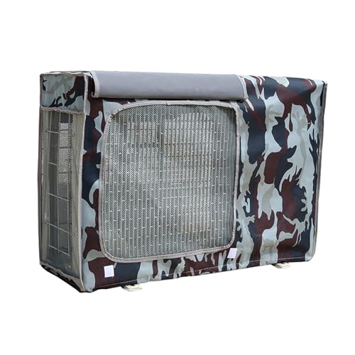 XRRJFYH Verkleidung Klimaanlage Außengerät Klimaanlage Abdeckung Abdeckung für Klimaanlage, Wasserdicht und Sonnenschutz (Color : Camouflage-b, Size : 85x35x58cm)