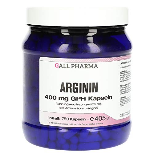 Gall Pharma Arginin 400 mg GPH Kapseln 750 Stück