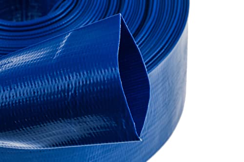 RS PRO Flexibler Schlauch für Chemikalien, Wasser, Blau, Ø 52mm x 20m, Rolle a 20 Meter