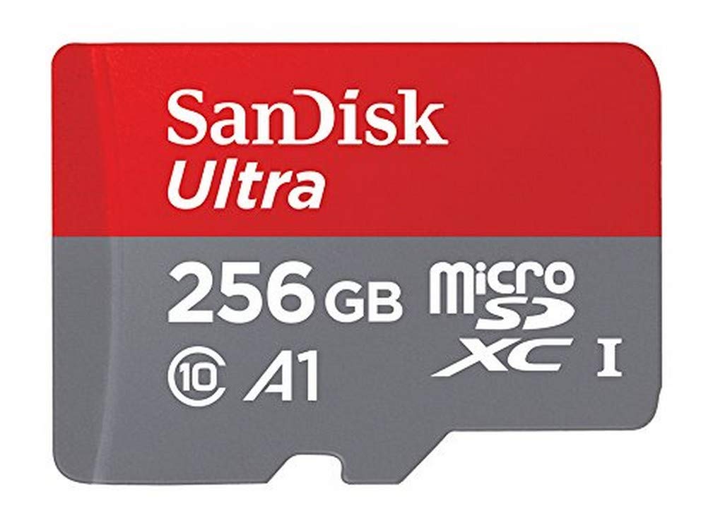 SanDisk Ultra 256 GB microSDXC Speicherkarte + SD-Adapter bis zu 95 MB/Sek., Class 10, A1