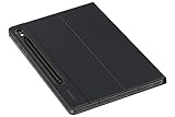 Samsung Book Cover Keyboard Slim EF-DX710 für das Galaxy Tab S9 / Tab S9 FE, Einteiliges , Tablet-Hülle, schlankes, leichtes Design, QWERTZ-Tastatur, POGO-Pin, S Pen Fach, Black