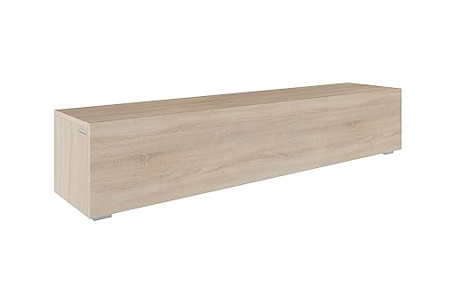 PLATAN ROOM Fernsehschrank TV-Lowboard 105-140-160-210-280 Board Sonoma Eiche Matt TV-Unterteil Hängend Oder Stehend (Sonoma Eiche, 160 x 30 x 32)