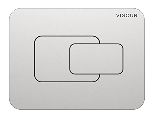 VIGOUR WC-Betätigungsplatte DEE Kunststoff mattchrom V1DEECM