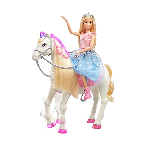Barbie GML79 Modern Princess Prance and Shimmer Horse